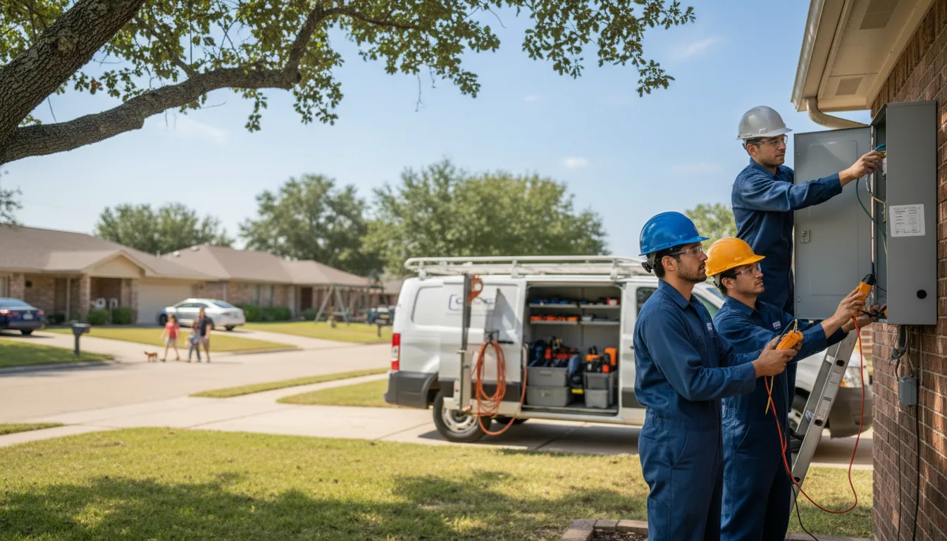Certified electrician providing emergency electrical services in Tyler Hill, PA